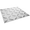 Ekena Millwork Delfina EnduraWall Decorative 3D Wall Panel, White, 19 5/8"W x 19 5/8"H WP20X20DLWH - alternate 2